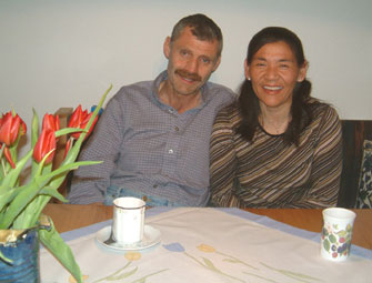 Tshering und Peter Guggemos